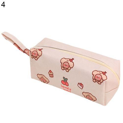 Adorable Cartoon Pattern Pencil Bag Large Capacity