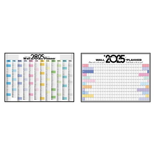 2025 Wall Calendar Daily Agenda Schedule Yearly  A