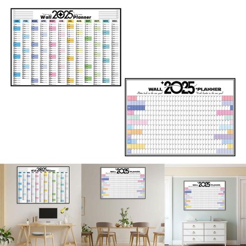 2025 Wall Calendar Daily Agenda Schedule Yearly  A