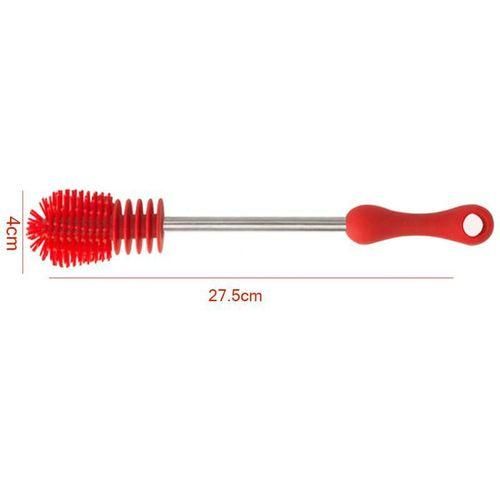Multifunctional Silicone Brush Handle Cup Brush Red