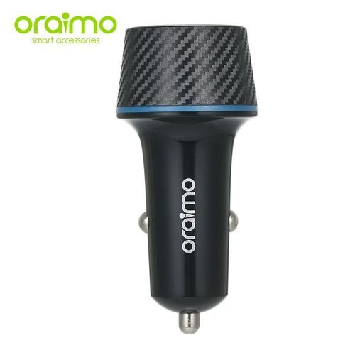 Oraimo Highway OCC-21DML Dual USB ULTRA Compact Car Charger - Black