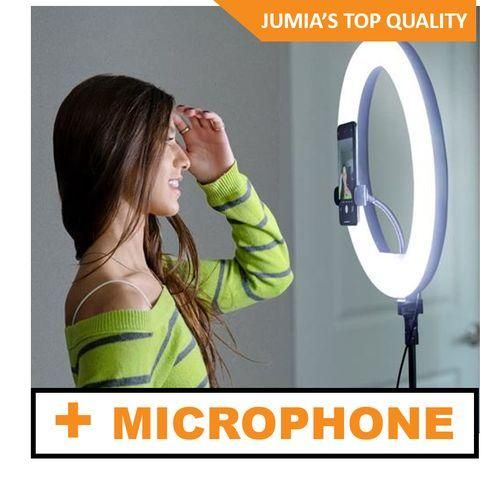 Other Automatic Led Ringlight, inbuilt Remote + Stand And Phone Holder