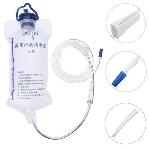 Reusable Enema Bag Colonic Irrigation Cleansing Kit Cleaner For Health