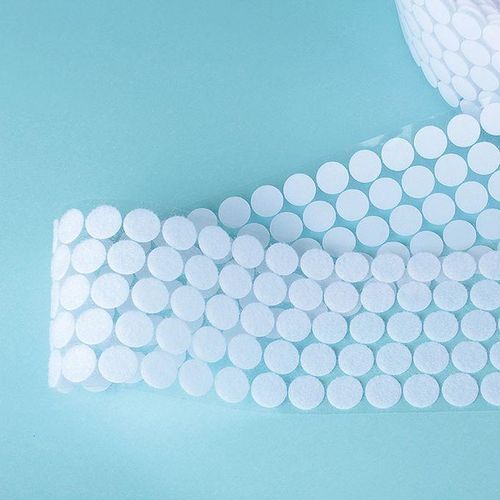 450 Pairs 10mm Stick On Coins Coins Dots Self Adhesive Hook Loop Round Pads Craft Tape Adhesive Velcro 450 Hook & 450 Loop