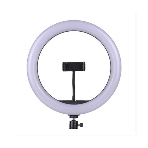 10 Inch Ring Light With No Tripod Stand - White