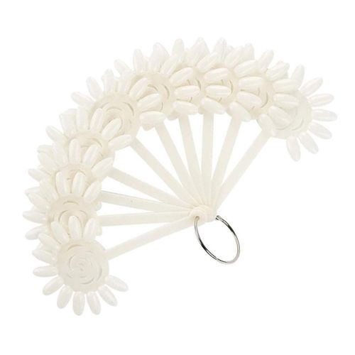 120 Pieces Display False Nails Color Swatches   White