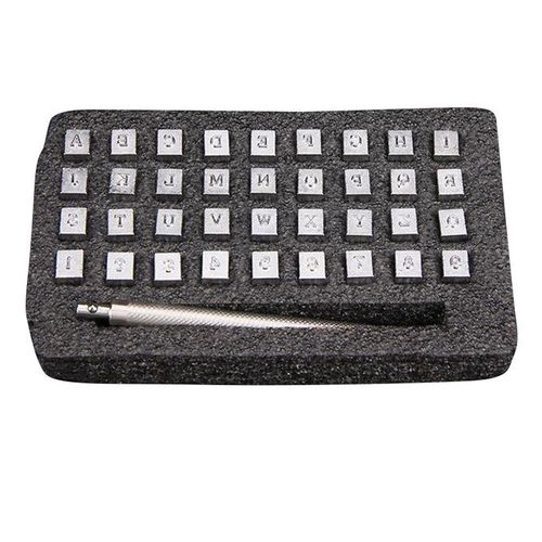36PCS Alphabet Letter & Number Stamper Set Leather Stamping