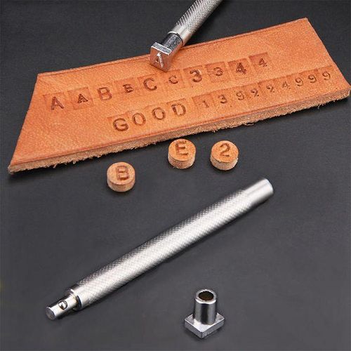 36PCS Alphabet Letter & Number Stamper Set Leather Stamping