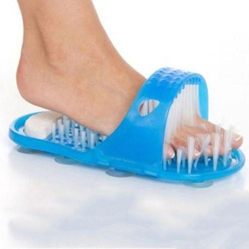 Easy Feet Foot Cleaner Scrubber Bath Massager Bathroom Shower Slippers