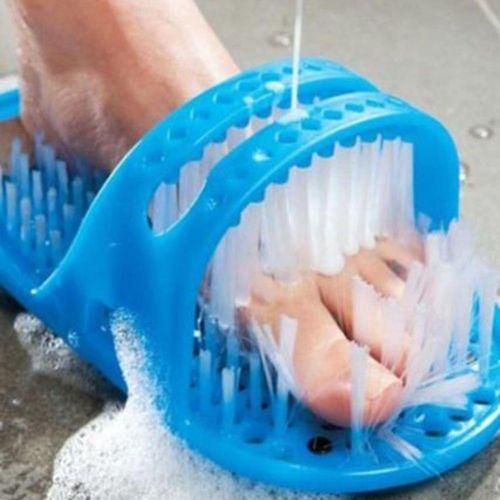 Easy Feet Foot Cleaner Scrubber Bath Massager Bathroom Shower Slippers