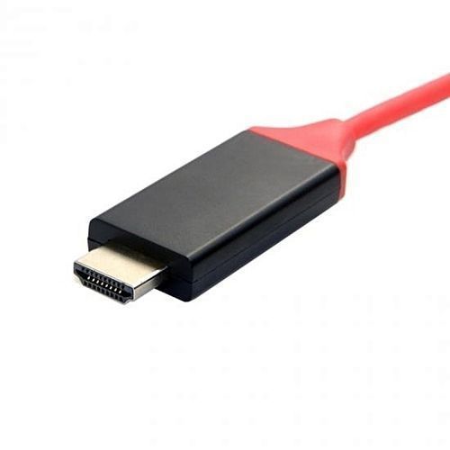 Type C To HDMI 4k 2k 1080P HDTV Cable -Red