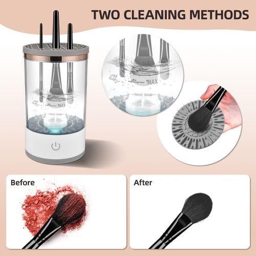 Cosmetic Brush Cleaner  USB Powered Automatic Spinning