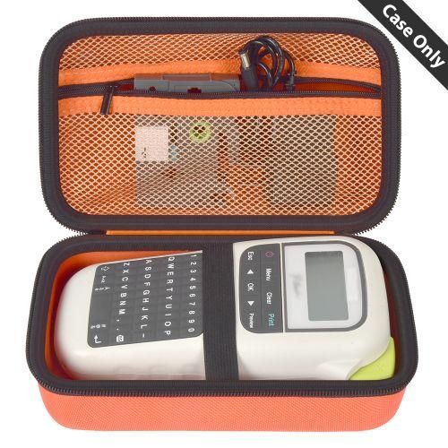 Case Compatible with Brother for P-Touch PTH110/ PRTH110/ Pro PT-H111/ PTE110 Portable Label Maker, for Label Tapes, AC Adapter