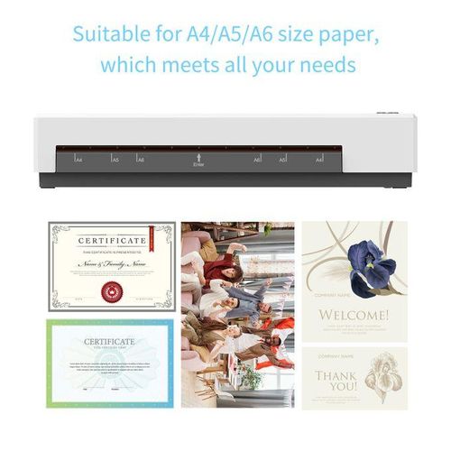 OSMILE Desktop Laminator Machine Set A4 Size Hot And Cold