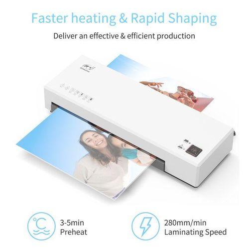 OSMILE Desktop Laminator Machine Set A4 Size Hot And Cold