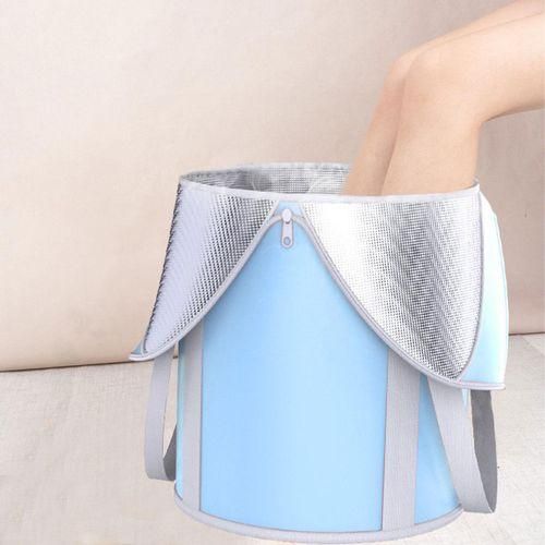 Foldable Foot Bath Footbath Multifunctional  Blue