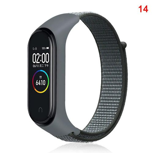 Xiaomi Mi Band 3 / 4 / 5 Strap Nylon Wrist Band Mi Band 4 Wrist Strap NO5266