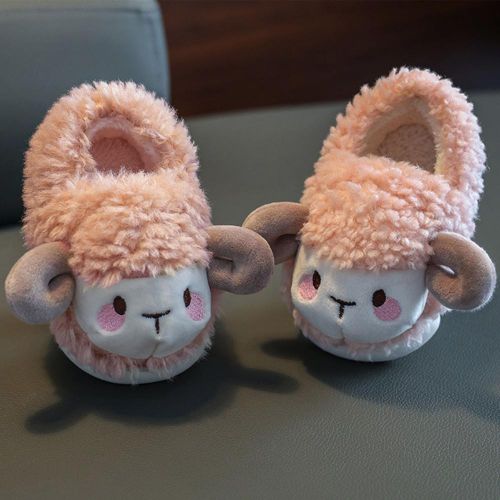 Cartoon Padded Baby Slippers Cartoon Toddler Infant Warm Winter House Shoes Suitable for Bedroom Living Room NO5146