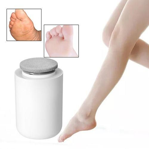 Powerful Electronic Foot File Callus Remover For Dry Skin Women White