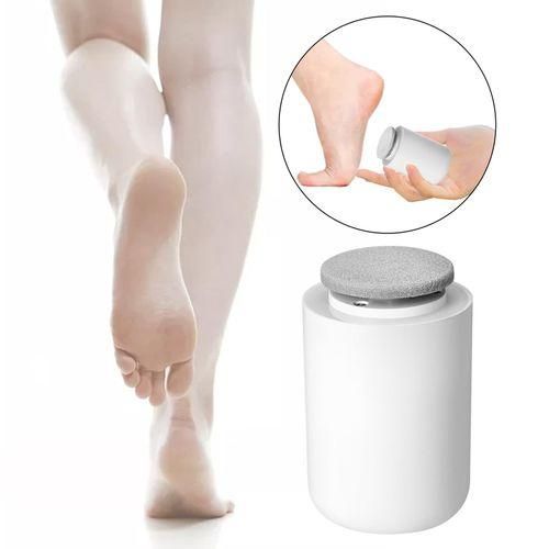 Powerful Electronic Foot File Callus Remover For Dry Skin Women White