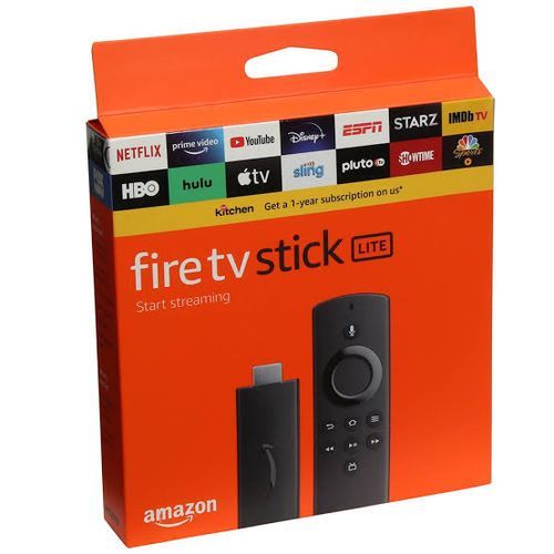 Amazon Fire TV Stick Lite with Alexa Voice Remote Lite (no TV controls) HD streaming device - Black