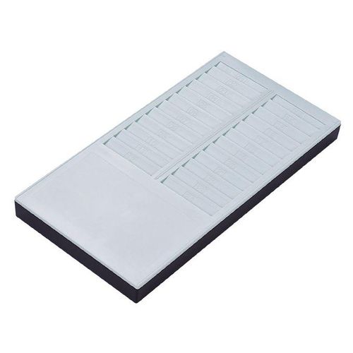 Bisofice Time Card Rack Wall Mount Holder 24 Pocket Slot