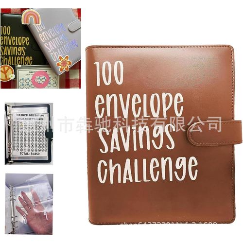 Shenzhen Spot 100 Envelope Challenge Binder 100-day Savings