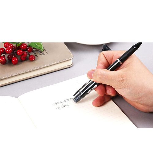 1 M&G 0.5mm erasable Romove By Friction Gel ink ballpoint pen black blue1 M&G 0.5mm erasable Romove By Friction Gel ink ballpoint pen black blue - Blue