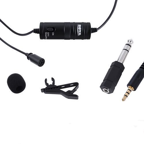 Boya By-M1 Omnidirectional Lavalier Microphone -Black