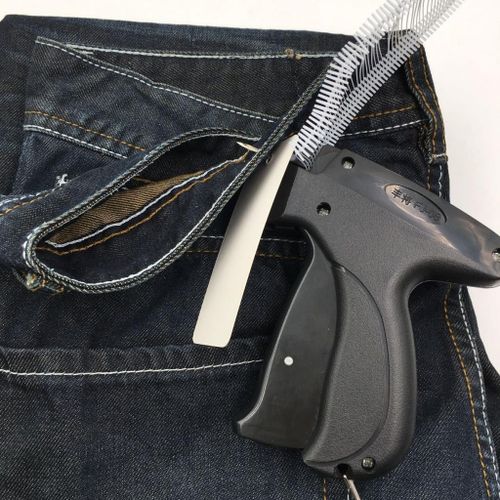 Clothes Garment Price Label Tagging Tags Gun Machine Needles Barbs