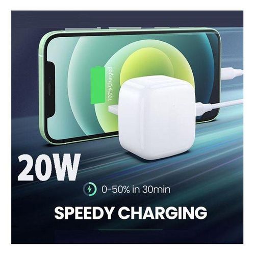 Generic Xim 25W Type-C To Lightning Fast Power Adapter-White