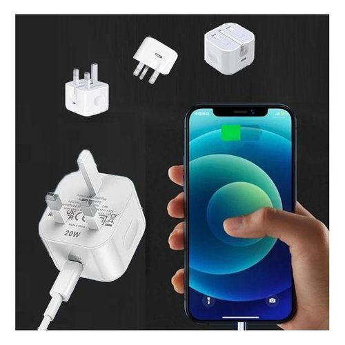 Generic Xim 25W Type-C To Lightning Fast Power Adapter-White