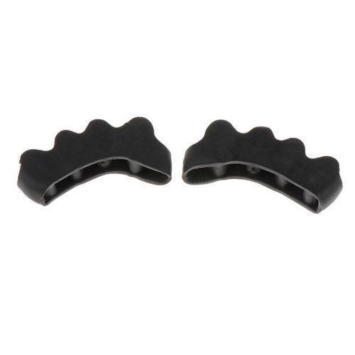2x 4 Holes Silicone Toe Separators Rubber Spacers Nail NO5114