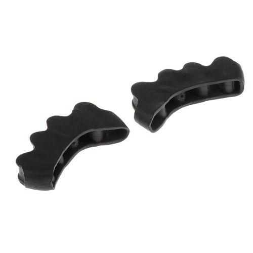 2x 4 Holes Silicone Toe Separators Rubber Spacers Nail NO5114