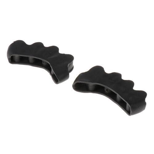 2x 4 Holes Silicone Toe Separators Rubber Spacers Nail NO5114