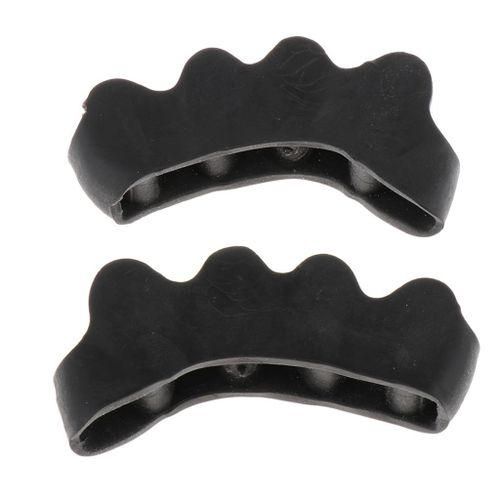 2x 4 Holes Silicone Toe Separators Rubber Spacers Nail NO5114