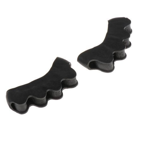 2x 4 Holes Silicone Toe Separators Rubber Spacers Nail NO5114
