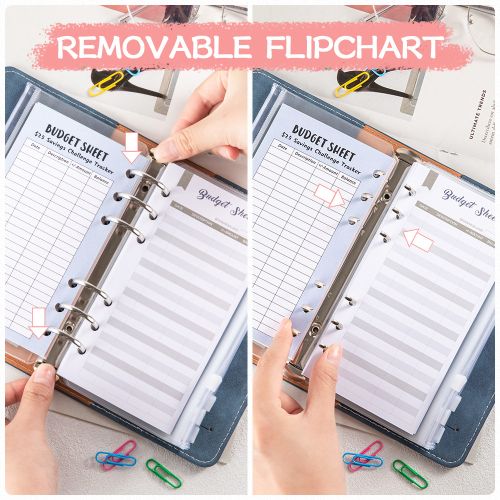 100 Envelopes Money Saving Challenge Budget Binder PU