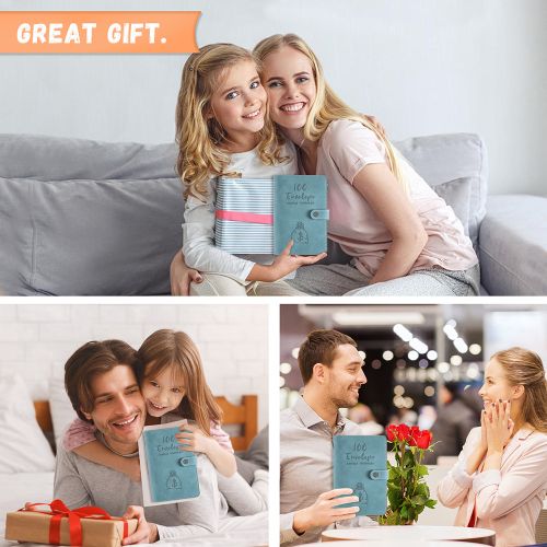 100 Envelopes Money Saving Challenge Budget Binder PU