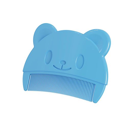 Neonatal Removal of Fetal Ringworm Comb Fine Comb Teeth Fit Head Shape Comb for Newborn Infant Toddler,Blue NO5119
