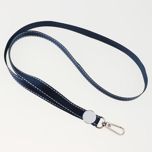 Lovoski Lanyard Neck Strap For Keys USB ID Badge Holder W/ Dark Blue
