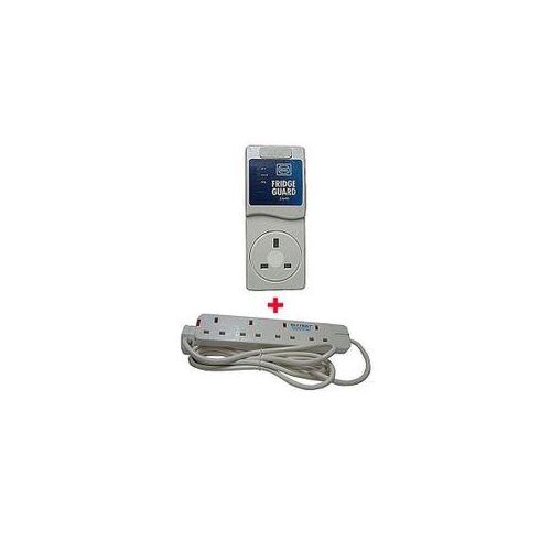 Electronics FRIDGE GUARD +FREE 4 WAY SOCKET EXTENSION CABLE