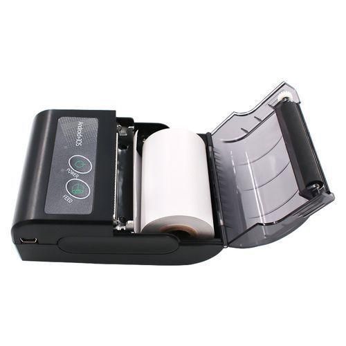 58HB6 Portable Bluetooth Thermal Printer Label Takeaway Receipthine, Supports MultiLanguage  SymbolPicture PrintingUS Plug English