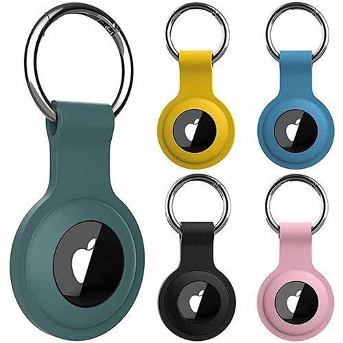 Airtags Belkin Airtag Case With Key Ring Secure Holder Protective Cover For Dogs Keys Backpacks Apple Airtags Tracker Keychain