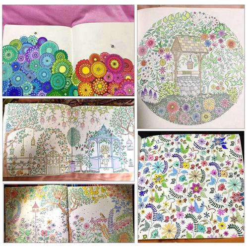 96 Pages English Edition Coloring Book Graffiti Painting Book Art Drawing Supplies for Children Students Adults Artists Relieve Stress NO5119