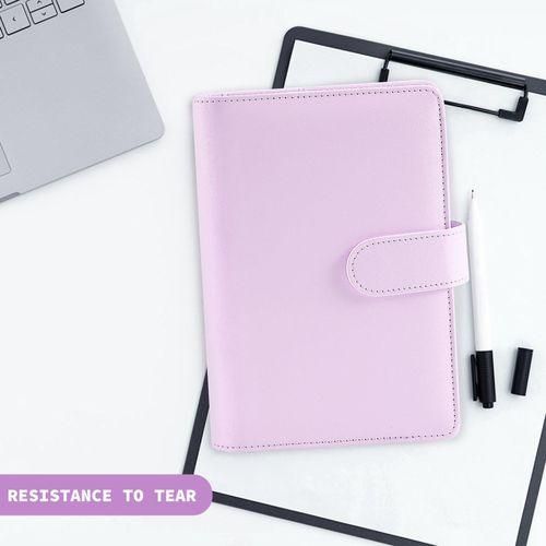 A6 Cash Envelopes Binder Wallet,PU Budget Planner Notebook for Cash Budgeting,Envelope Wallet,Savings Money Binder C NO5111