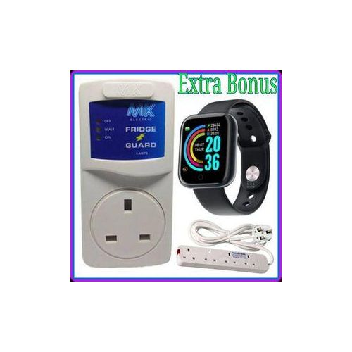 Fridge Guard+Free 4Way Power Extension+Smartwatch
