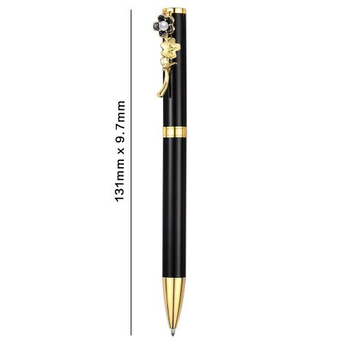 1PC Pearl Flower Signing Pen Pink