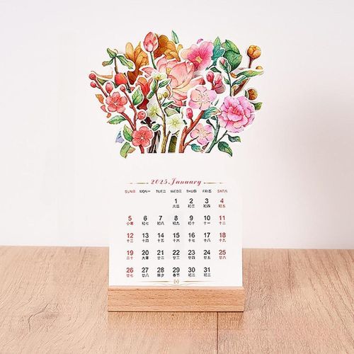2025 Desk Calendar Desktop Decoration Calendar For  B