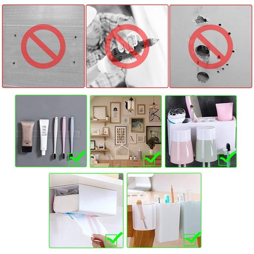 Nano Double-sided Adhesive Tape, Multipurpose Tape for Carpet Mats/Photos Frames/Craft Wall Mounting